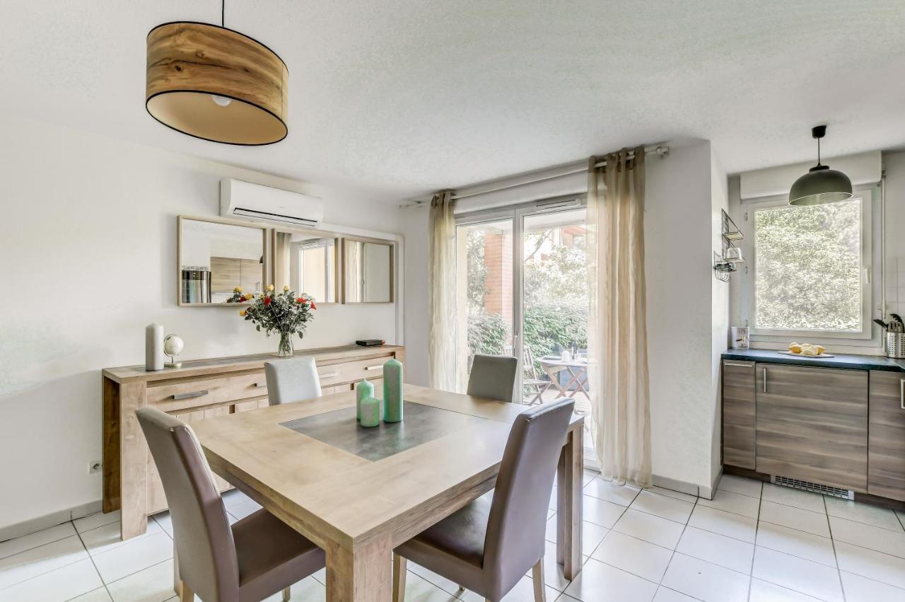 T2 Jardinet Avec Piscine, Parking Et Tennis Toulouse Ngoại thất bức ảnh